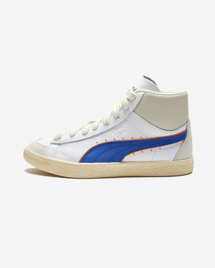 Footwear * | Puma X Rhugi Clyde Mid Bball Pumawhite/ Royalsapphire