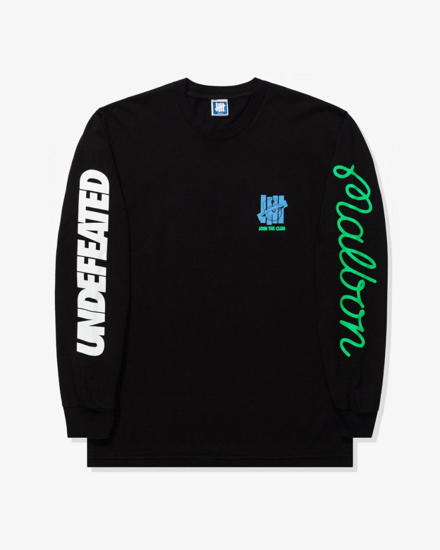 Clothing * | Undefeated X Malbon Logo Lockup L/S Tee