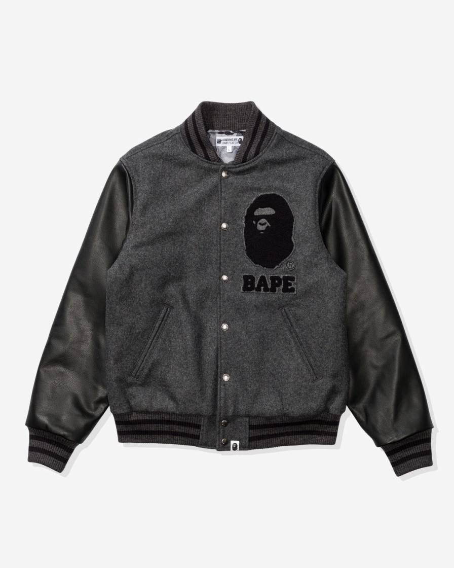 Clothing * | Bape X Undefeated Varsity Jacket