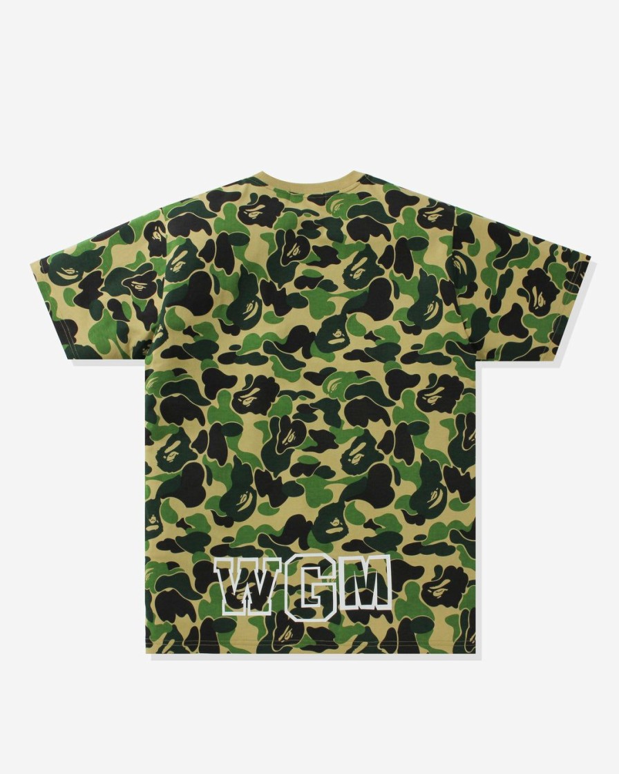 Clothing * | Bape Big Abc Camo Shark Tee Green