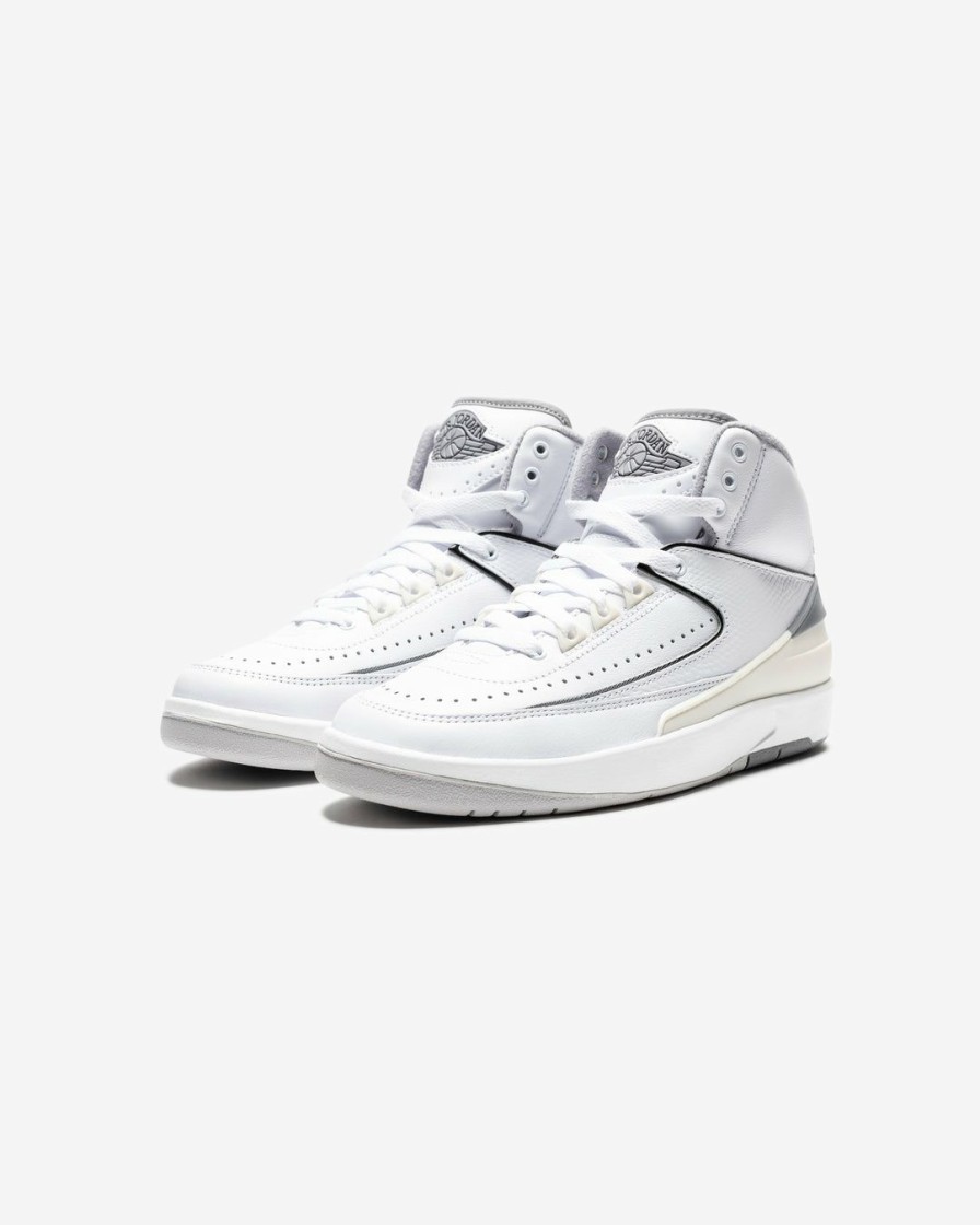 Footwear * | Jordan Gs Aj 2 Retro White/ Cementgrey/ Sail/ Black