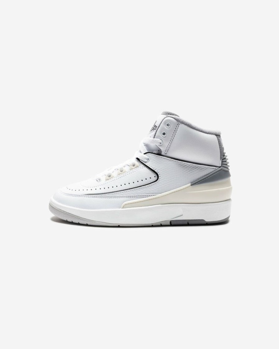 Footwear * | Jordan Gs Aj 2 Retro White/ Cementgrey/ Sail/ Black