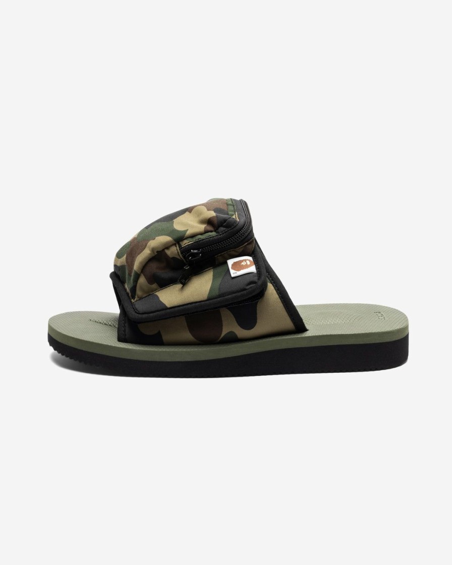 Footwear * | Bape Suicoke Sandals Green