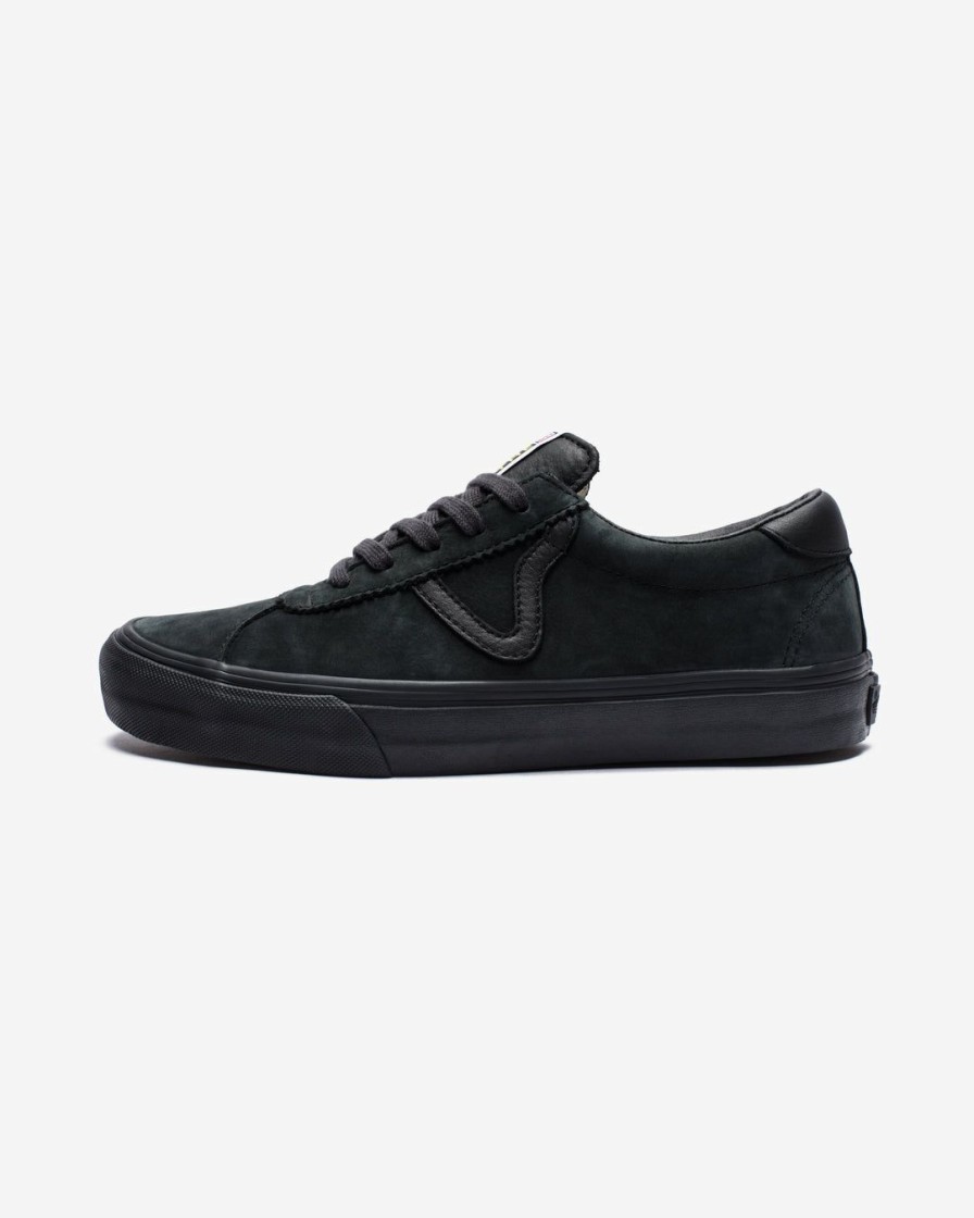 Footwear * | Vans Epoch Sport Lx (Nubuck/Leather) Raven/ Black