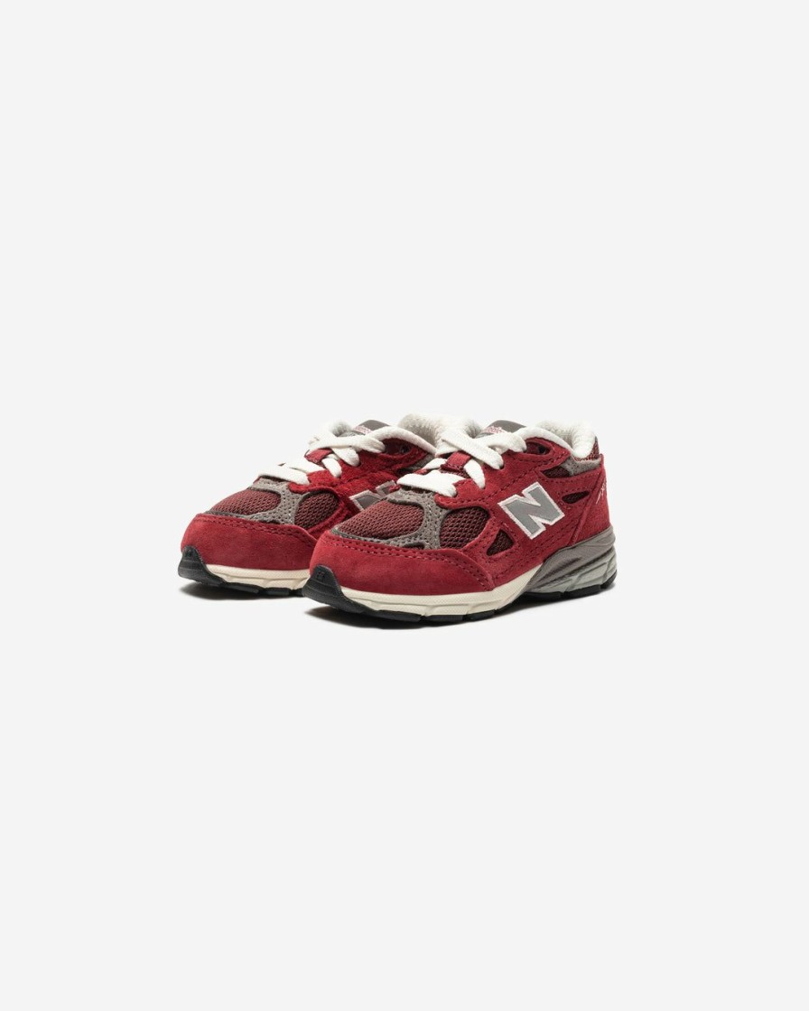 Footwear * | New Balance Td 990V3 Nbscarlet/ Marblehead