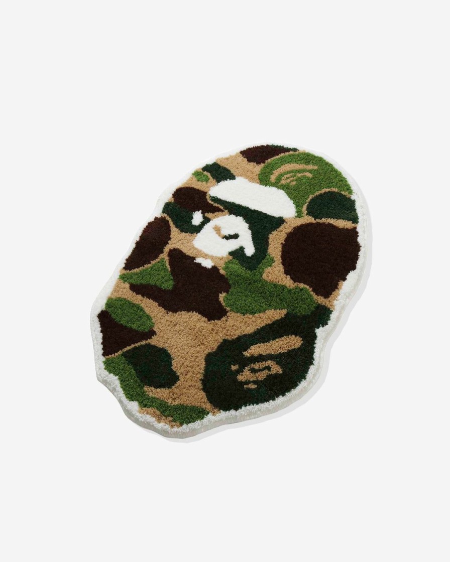 Other * | Bape Abc Camo Ape Head Rug Mat Green