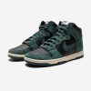 Footwear * | Nike Dunk High Retro Prm Black/ Fadedspruce/ Lightcream