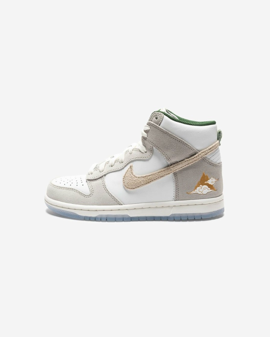 Footwear * | Nike Gs Dunk High Summitwhite/ Desertore/ Lightbone