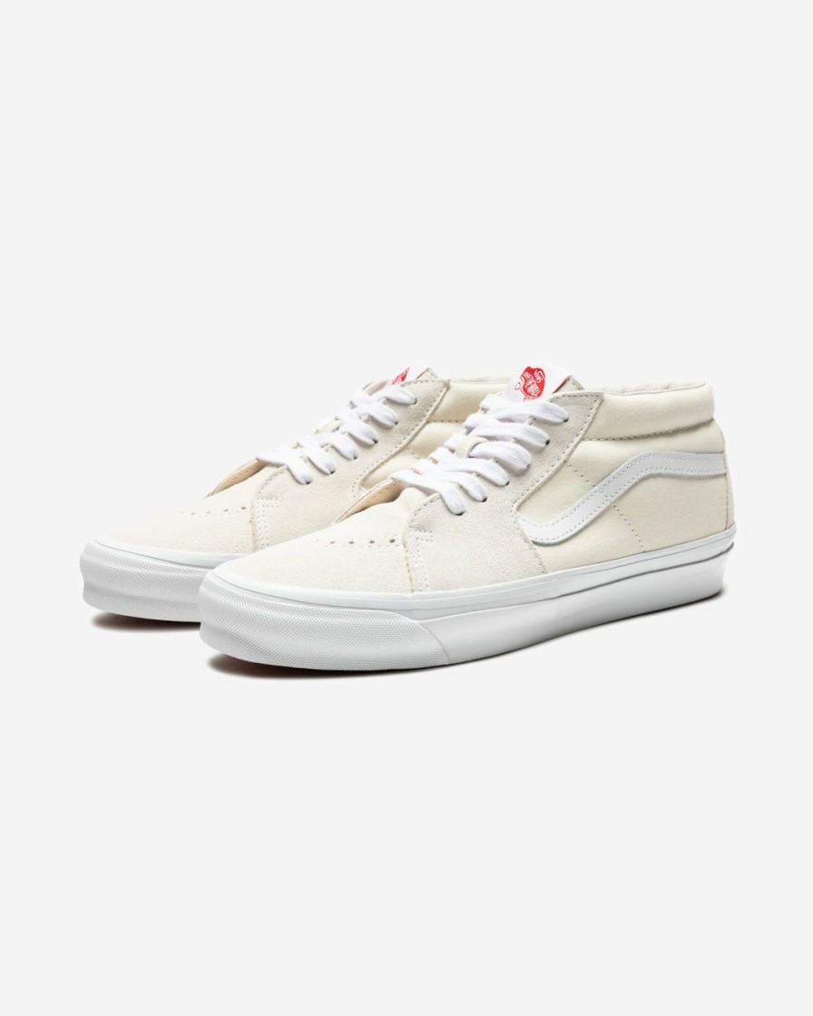 Footwear * | Vans Og Sk8-Mid Lx White