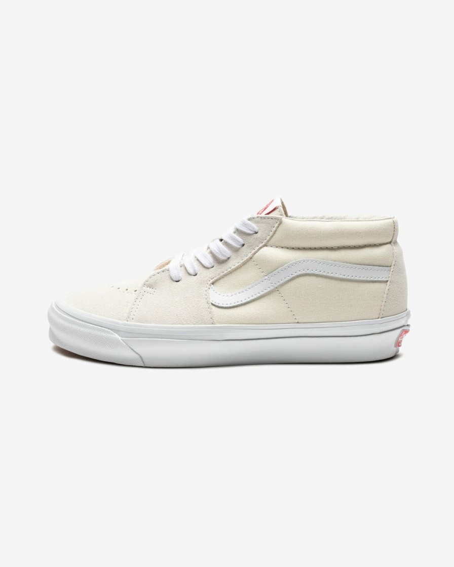 Footwear * | Vans Og Sk8-Mid Lx White