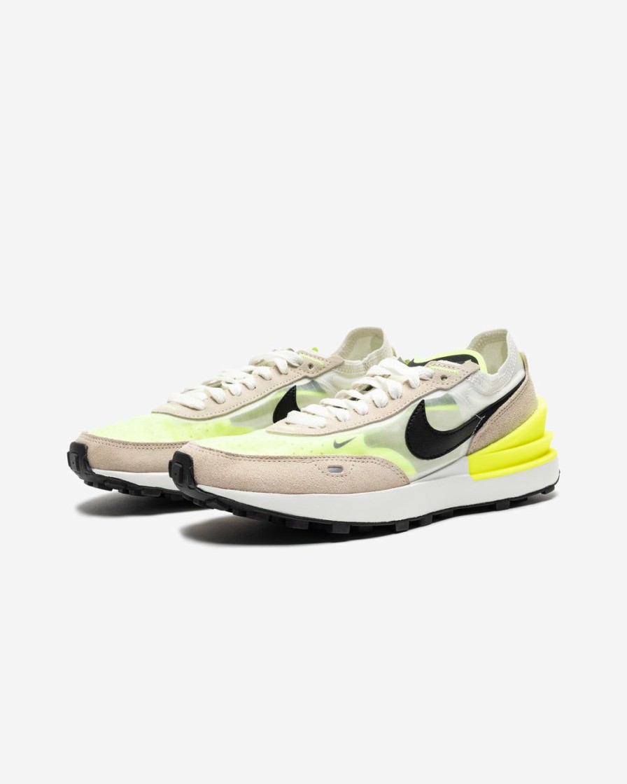 Footwear * | Nike Women'S Waffle One Summitwhite/ Black/ Rattan/ Volt