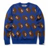 Clothing * | Bape Ape Head Knit Blue