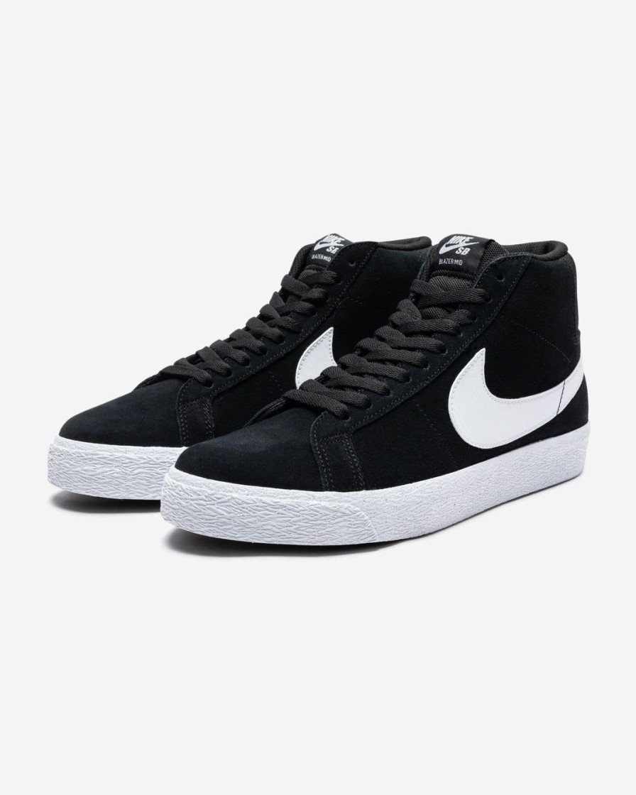 Footwear * | Nike Sb Zoom Blazer Mid Black/ White