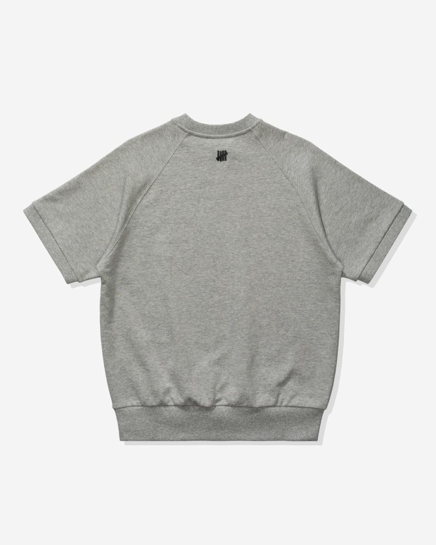 Clothing * | Undefeated Uactp Logo S/S Crewneck Heather Grey