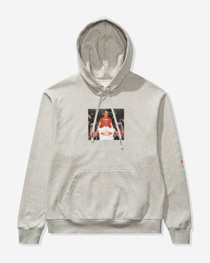 Clothing * | Undefeated X Jordan Weights Hoodie Greyheather