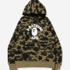 Clothing * | Bape 1St Camo College Pullover Hoodie