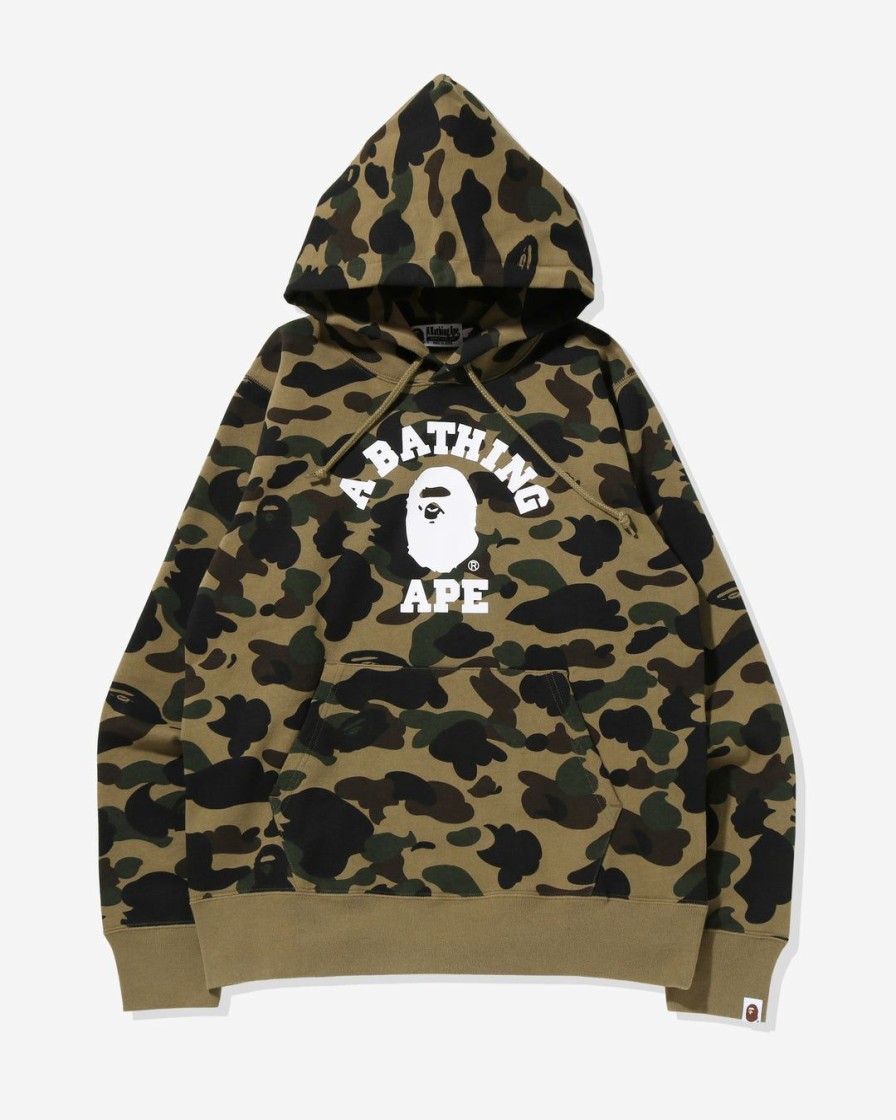 Clothing * | Bape 1St Camo College Pullover Hoodie