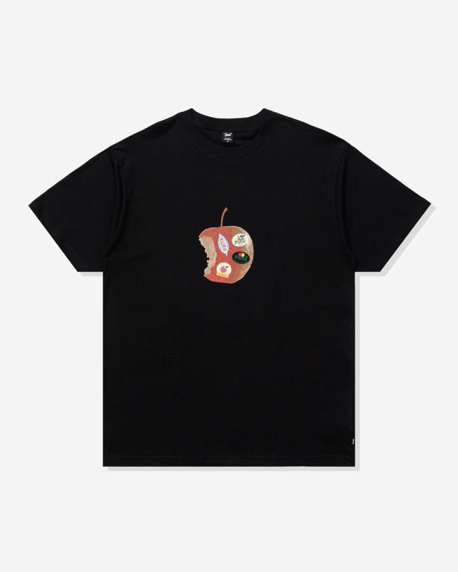 Clothing * | Patta Apple T-Shirt Black