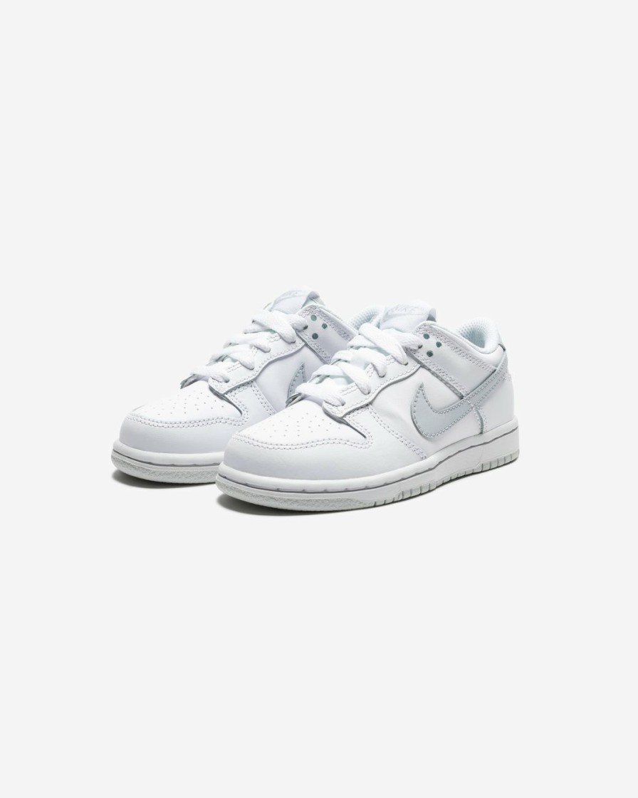 Footwear * | Nike Ps Dunk Low White/ Pureplatinum