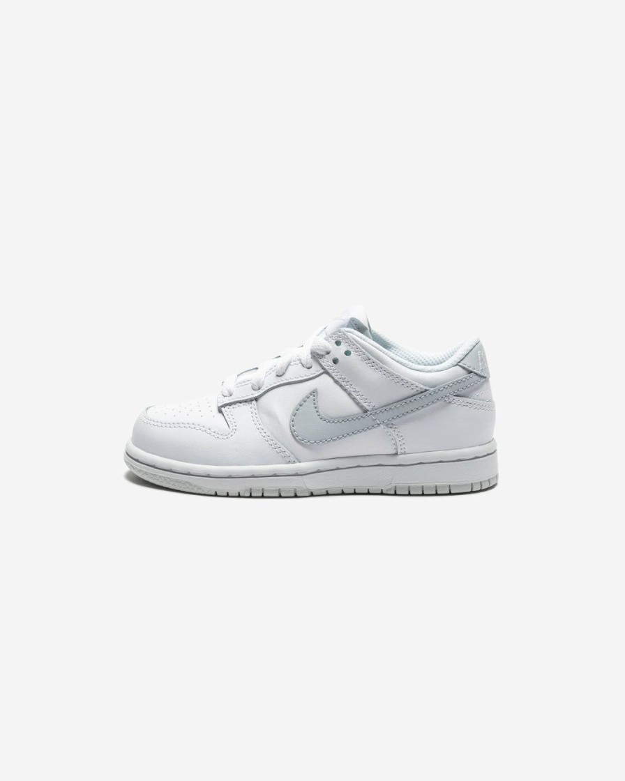 Footwear * | Nike Ps Dunk Low White/ Pureplatinum