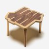 Other * | Undefeated X Modernica Side Table Natural/ Walnut