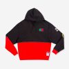 Clothing * | Patta X Tommy Hoodie Black/ Highriskred