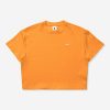 Clothing * | Nike Women'S Solo Swoosh Knit Top Kumquat/ White