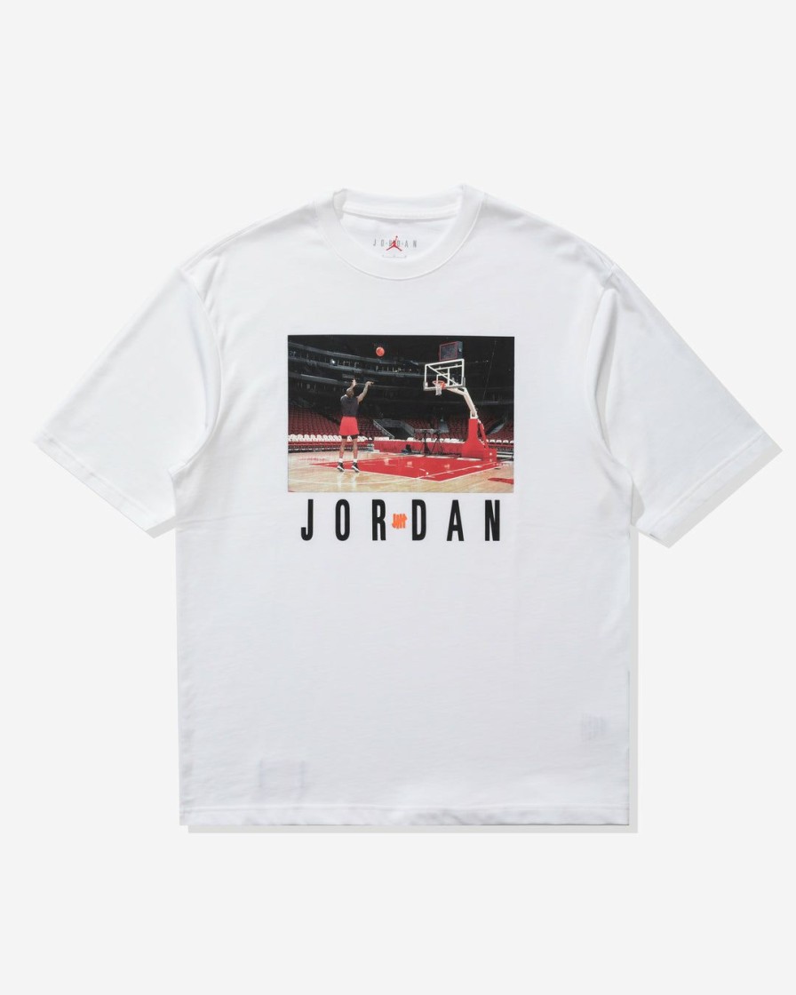 Clothing * | Undefeated X Jordan Free Throw Tee White