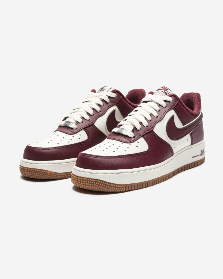 Footwear * | Nike Air Force 1 '07 Lv8 Sail/ Nightmaroon/ Gumbrown