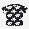 Clothing * | Bape Relaxed Sta Pattern Tee Black