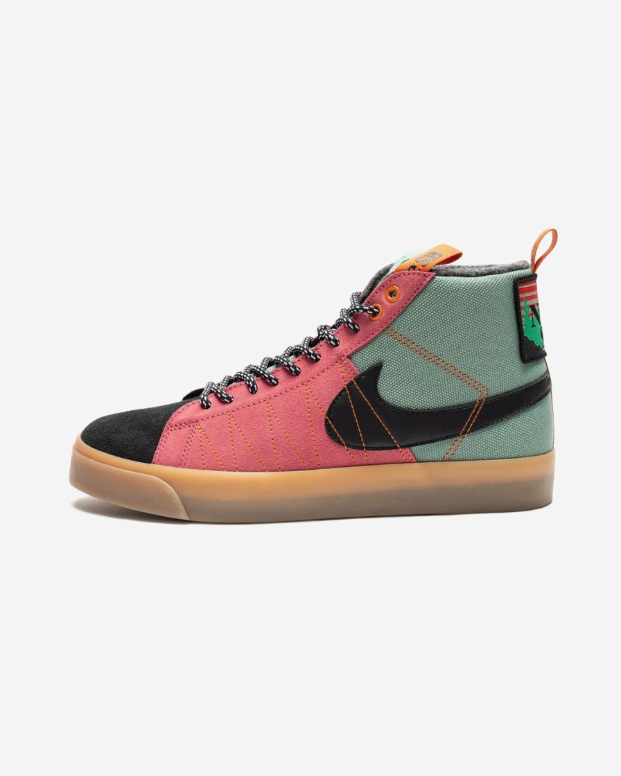 Footwear * | Nike Sb Zoom Blazer Mid Premium Jadesmoke/ Black/ White