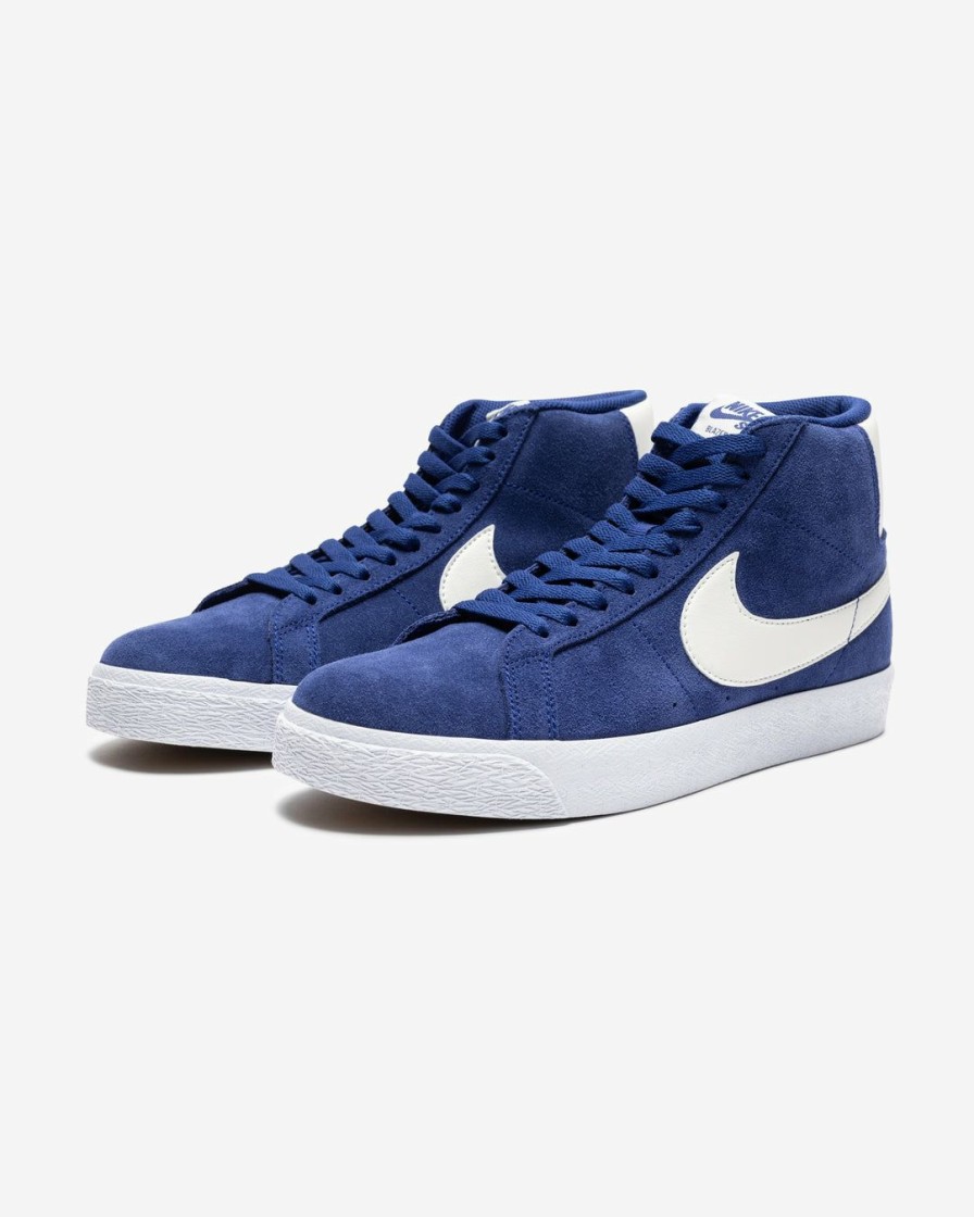 Footwear * | Nike Sb Zoom Blazer Mid Deeproyalblue/ Sail