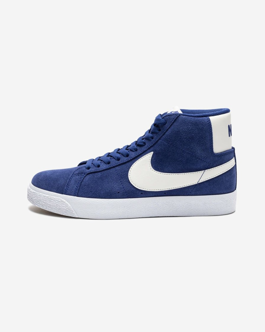 Footwear * | Nike Sb Zoom Blazer Mid Deeproyalblue/ Sail