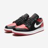 Footwear * | Jordan Aj 1 Low Black/ Gymred/ White