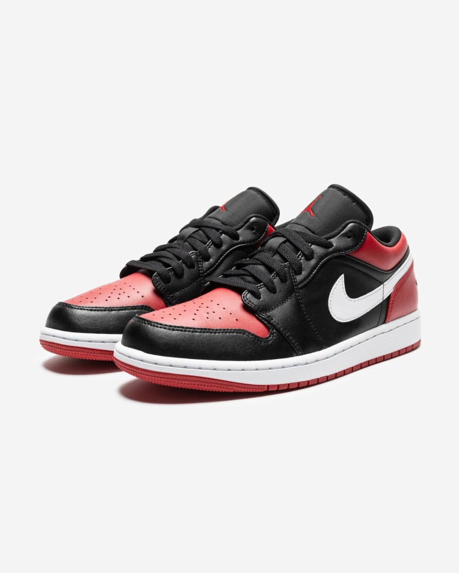 Footwear * | Jordan Aj 1 Low Black/ Gymred/ White