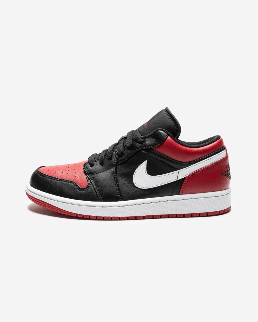 Footwear * | Jordan Aj 1 Low Black/ Gymred/ White