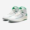 Footwear * | Jordan Aj 2 Retro White/Luckygreen/ Sail/ Ltsteelgrey