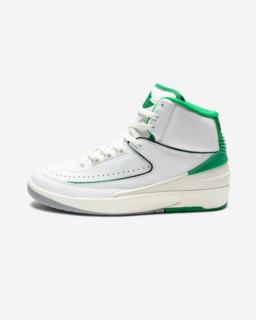 Footwear * | Jordan Aj 2 Retro White/Luckygreen/ Sail/ Ltsteelgrey