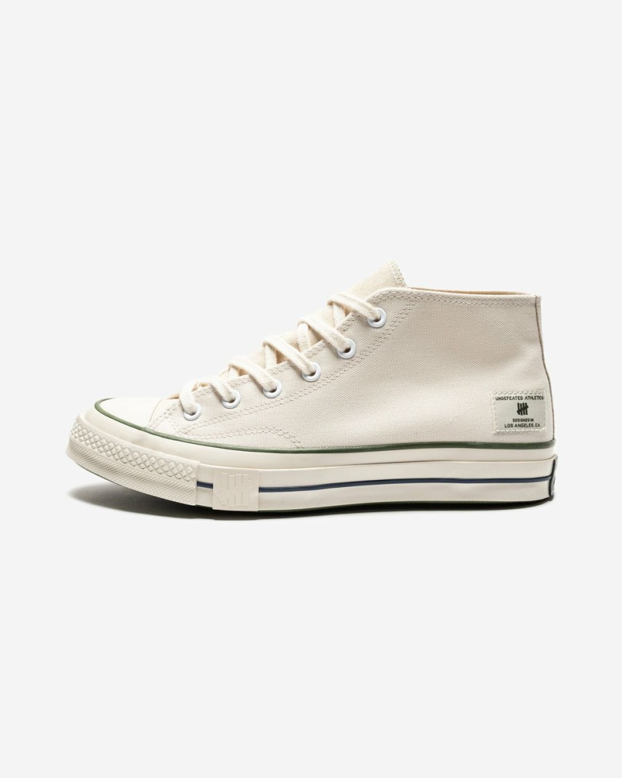 Footwear * | Undefeated X Converse Chuck 70 Mid- Parchment/ Chive