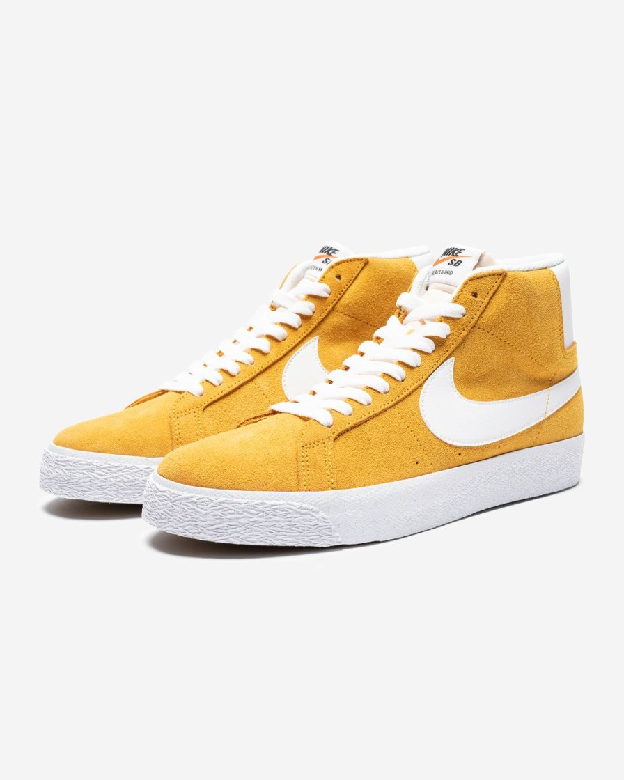 Footwear * | Nike Sb Zoom Blazer Mid Universitygold/ White