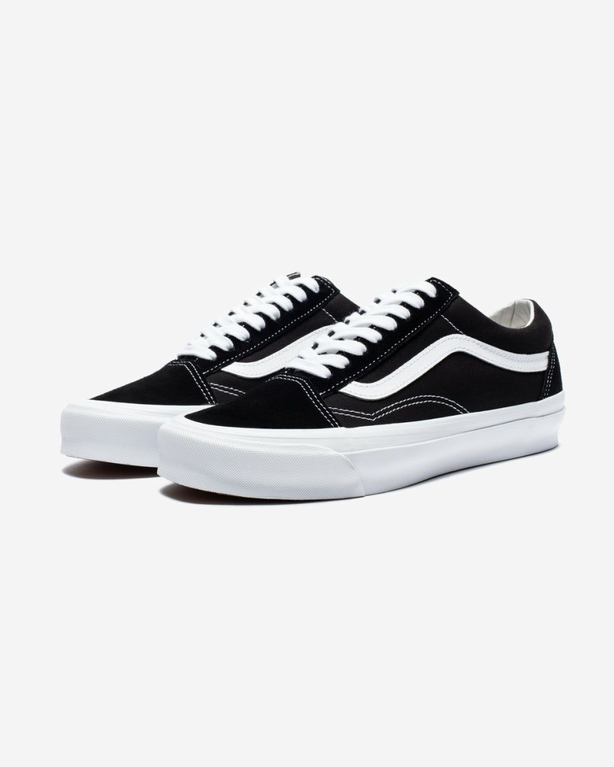 Footwear * | Vans Og Old Skool Lx (Suede/Canvas) Black/ Trwht