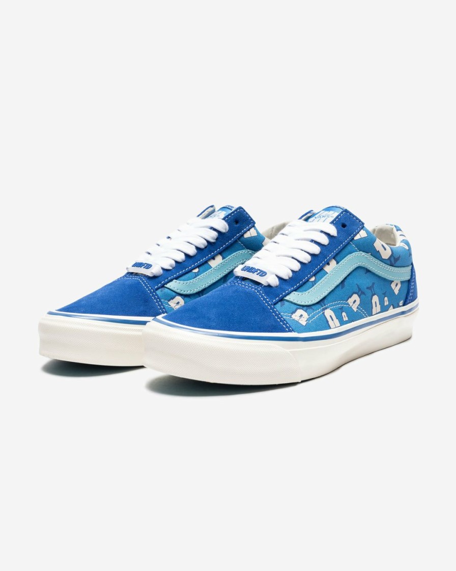 Footwear * | Undefeated X Vans Og Old Skool Lx Bluelolite/ Marshmallow