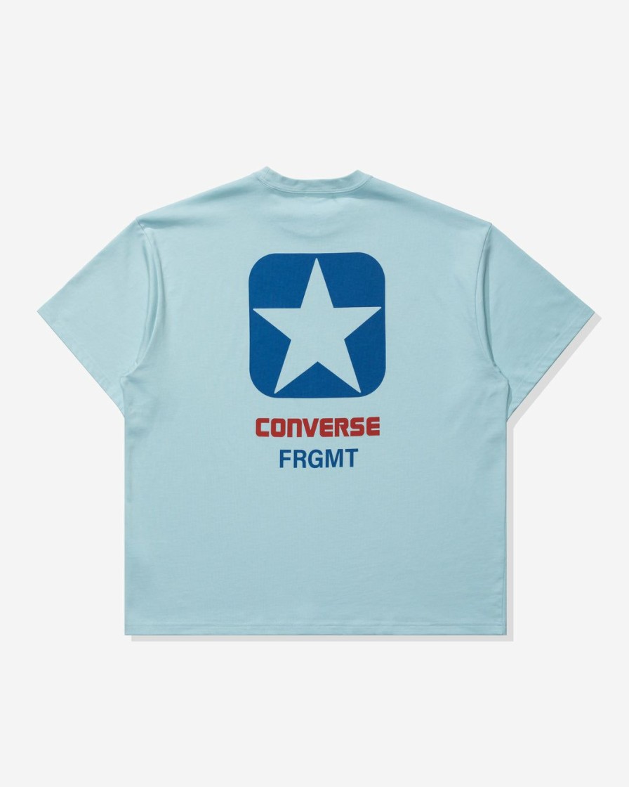 Clothing * | Converse X Fragment Tee Corydalisblue