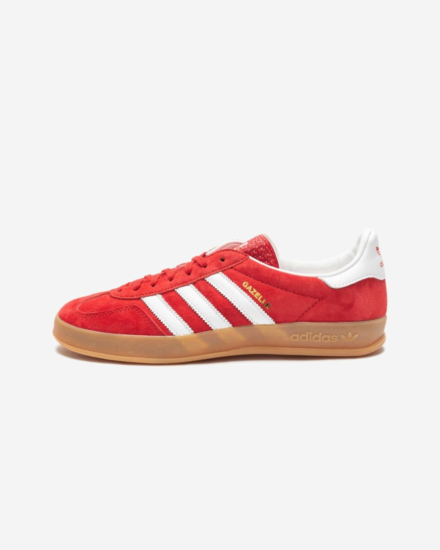 Footwear * | Adidas Gazelle Indoor Scarlet/ Ftwwht