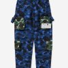 Clothing * | Bape X Undefeated Multi Pouch Pocket Pants Navy