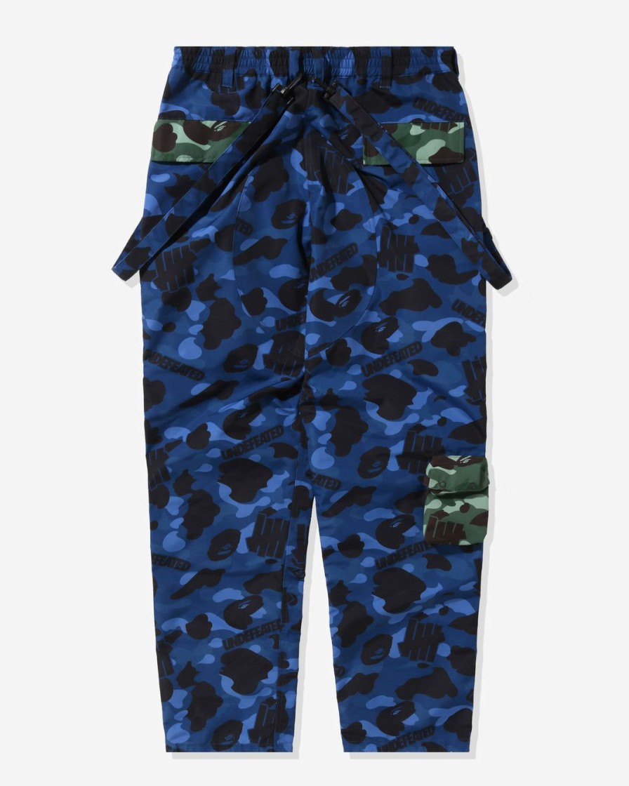 Clothing * | Bape X Undefeated Multi Pouch Pocket Pants Navy