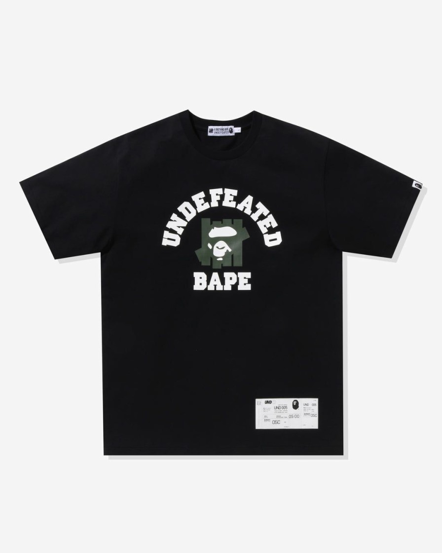 Clothing * | Bape X Undefeated College Tee