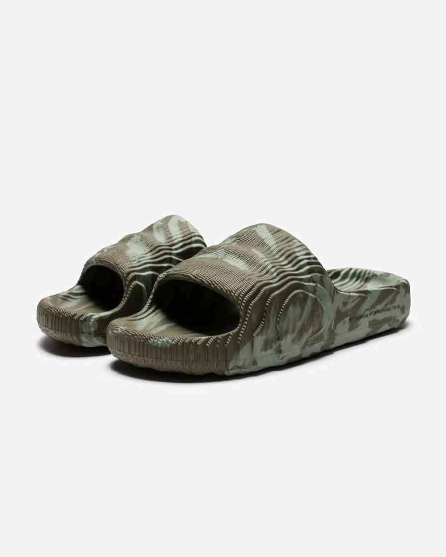 Footwear * | Adidas Adilette 22 Olistr/ Silgrn/ Cblack