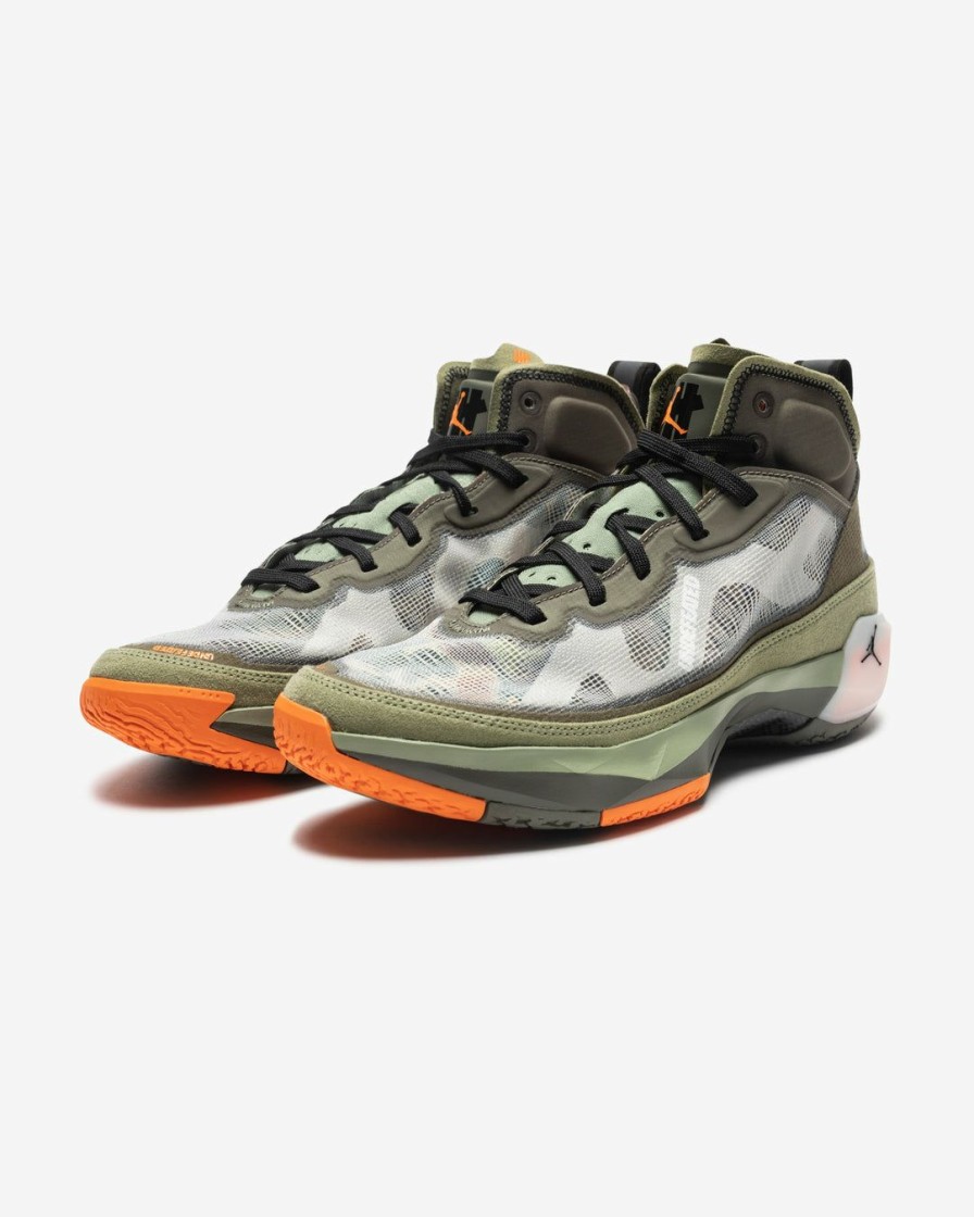 Footwear * | Undefeated X Jordan Aj Xxxvii Sp Oilgreen/ Black/ Orange