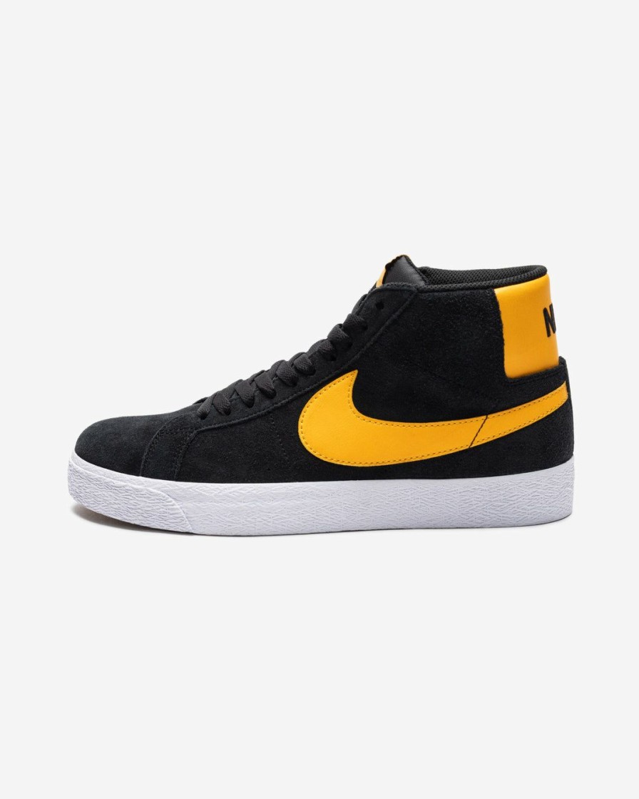 Footwear * | Nike Sb Zoom Blazer Mid Black/ Universitygold/ Black/ White